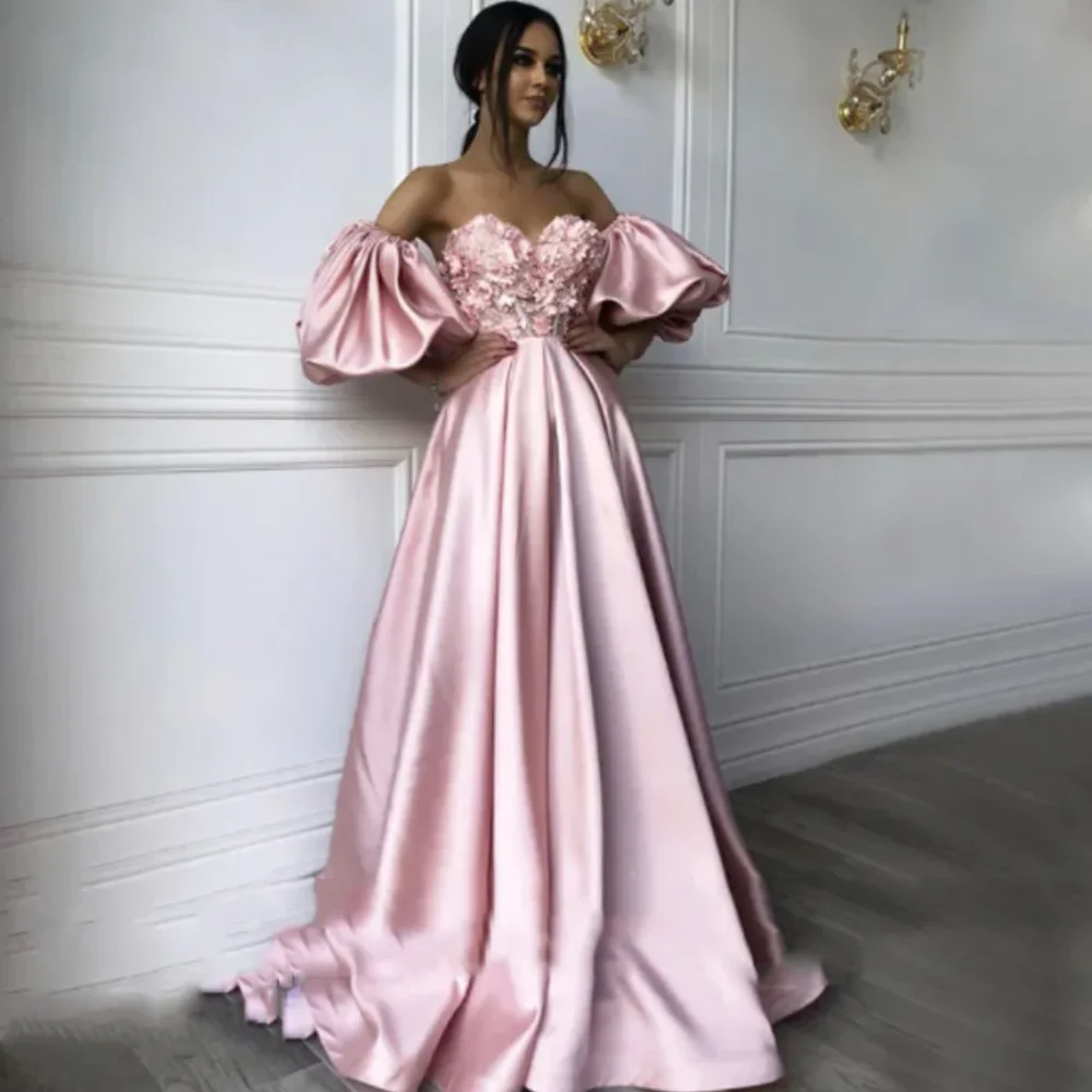2024 New Elegant Evening Dresses For Women Sweetheart Neck Off Shoulder Party Prom Gowns Lace Appliques Formal Occasion Dress
2024 New Elegant Evening Dresses For Women Sweetheart Neck Off Shoulder Party Prom Gowns Lace Appliques Formal Occasion Dress