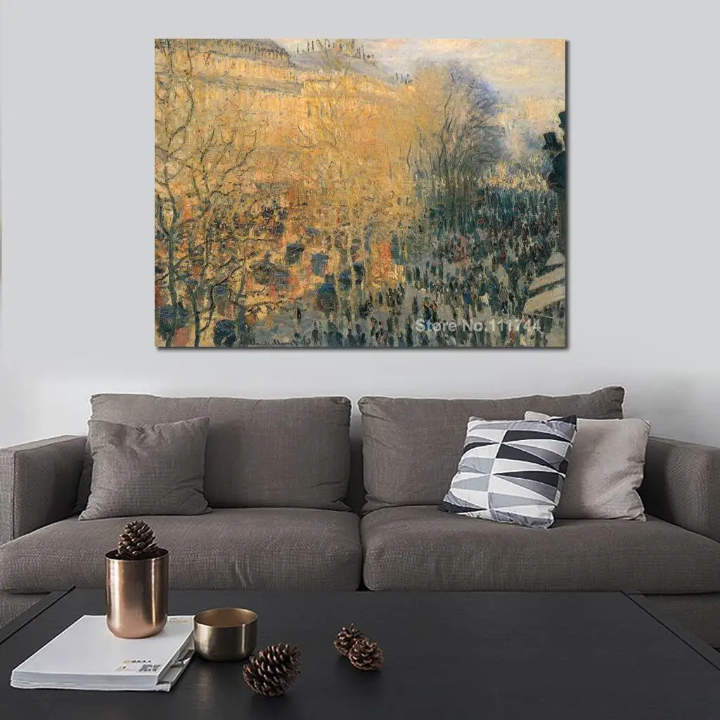 Handmade Oil Painting Boulevard of Capucines by Claude Monet Reproduction Decorative Art High Quality
Handmade Oil Painting Boulevard of Capucines by Claude Monet Reproduction Decorative Art High Quality