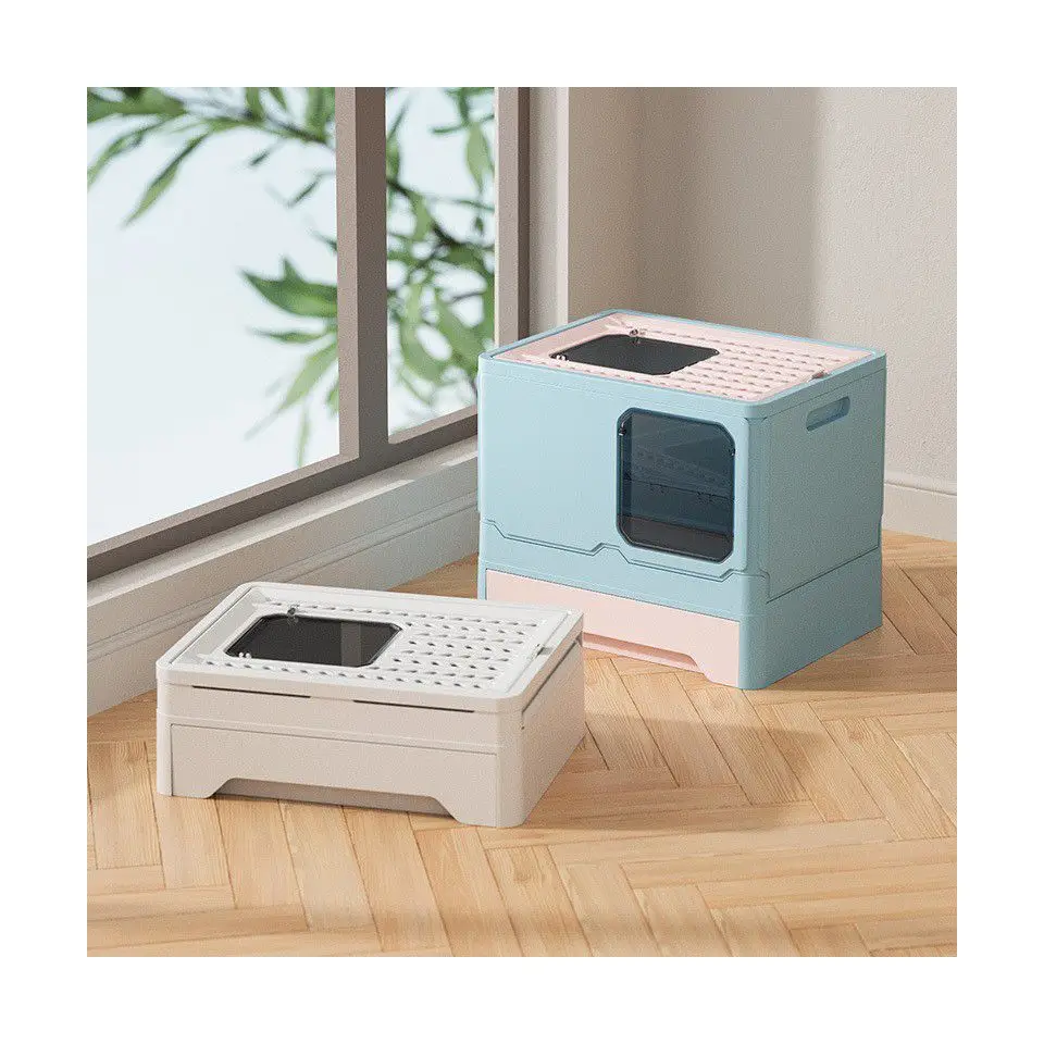 Fully Enclosed Foldable Anti-splashing Cat Litter Box Drawer Type Cat Litter Box
Fully Enclosed Foldable Anti-splashing Cat Litter Box Drawer Type Cat Litter Box