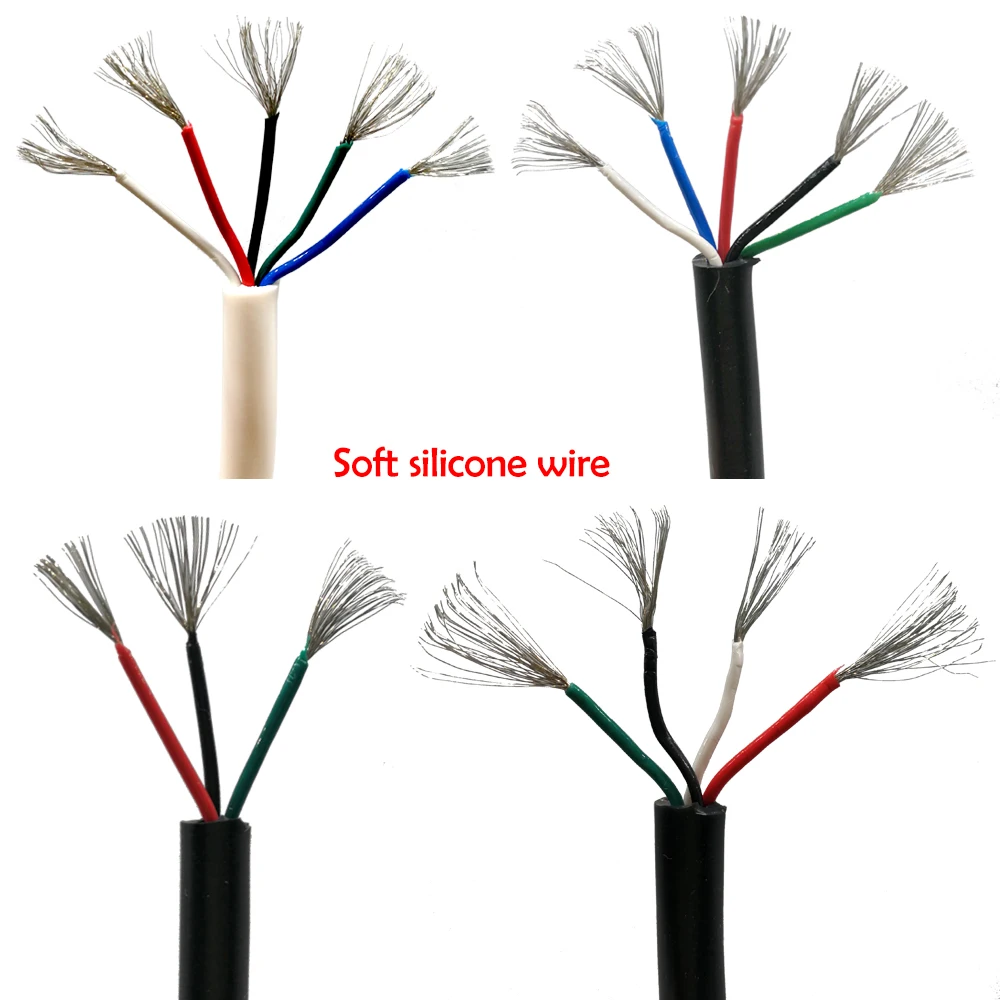 QUICKO 3C/4C/5C core Soft Silicone Wire for T12 soldering iron DIY KITS Air conditioning cable connecting cable power cable
QUICKO 3C/4C/5C core Soft Silicone Wire for T12 soldering iron DIY KITS Air conditioning cable connecting cable power cable