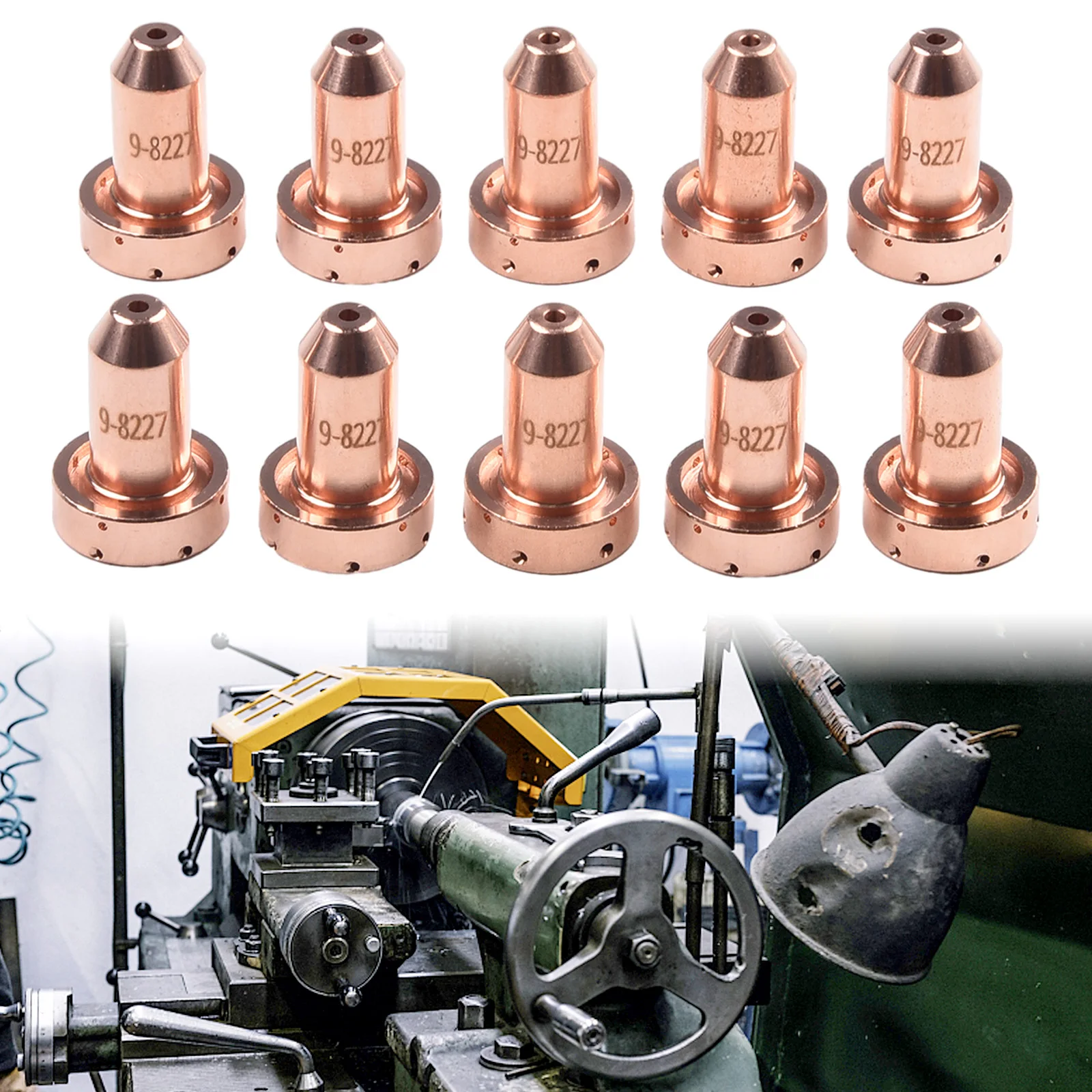 10pcs Nozzles 9-8227 Plasma Gouging Nozzle Tips 60-120A For SL60 SL100 Plasma Cutting Welding Soldering Supplies
10pcs Nozzles 9-8227 Plasma Gouging Nozzle Tips 60-120A For SL60 SL100 Plasma Cutting Welding Soldering Supplies