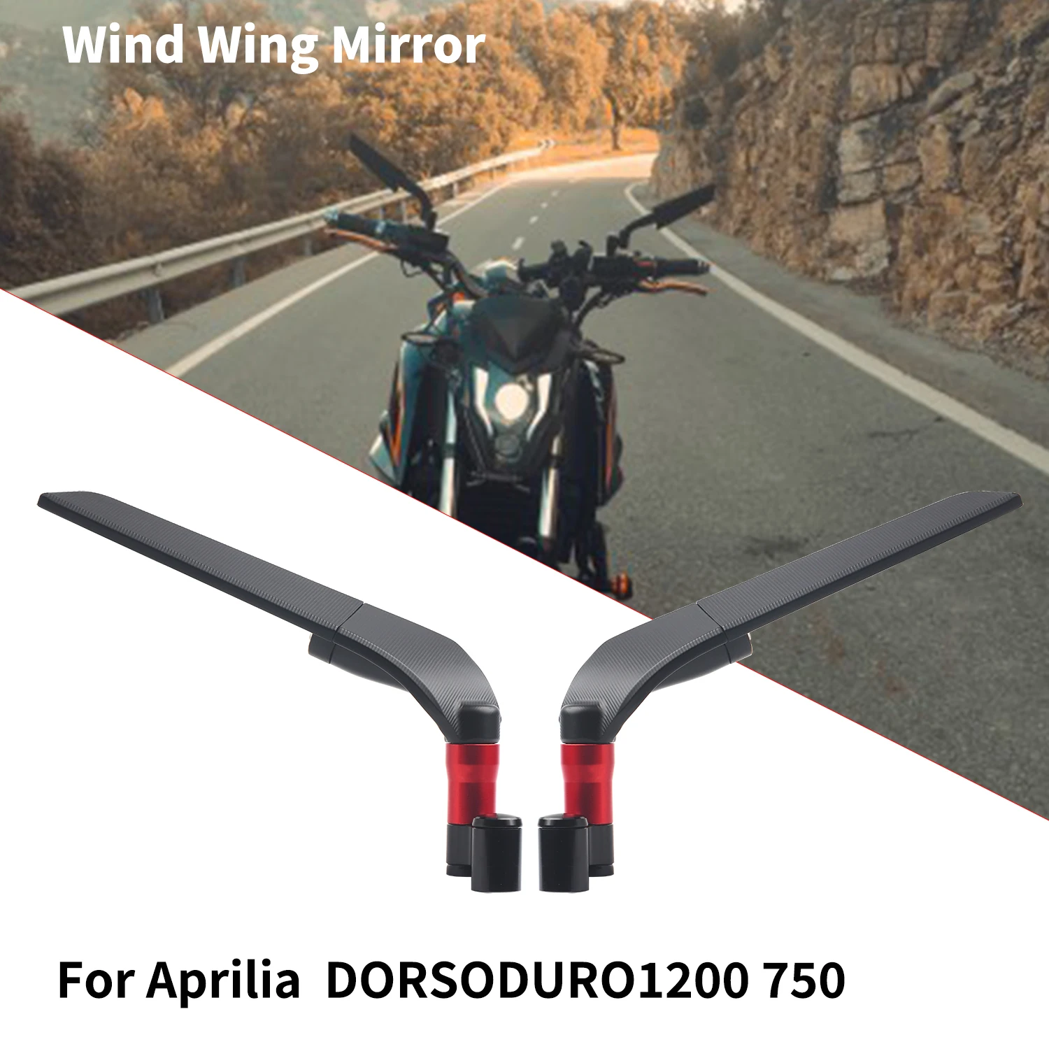 

Универсальное мотоциклетное зеркало заднего вида для Aprilia DORSODURO 750 DORSODURO1200