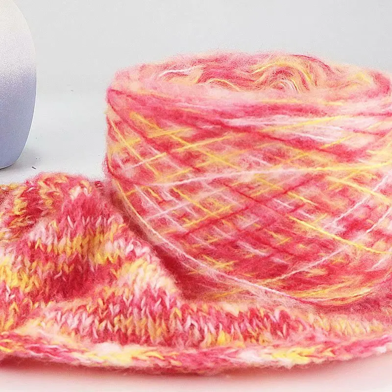 100g/Ball Soft Mohair Plush Long Angora Wool Hand Knitting Yarn Roving Weave Scarves Rainbow Crochet Threads Free Shipping
100g/Ball Soft Mohair Plush Long Angora Wool Hand Knitting Yarn Roving Weave Scarves Rainbow Crochet Threads Free Shipping