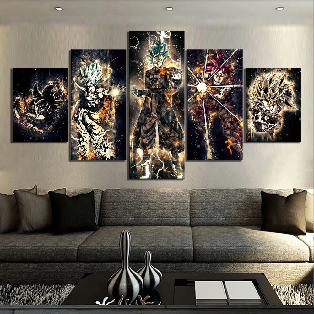 5 Piece Cartoon Artwork Paintings Dragon Ball Poster Animation Art Canvas Paintings Abstract Wall Art for Home Decor Gift
5 Piece Cartoon Artwork Paintings Dragon Ball Poster Animation Art Canvas Paintings Abstract Wall Art for Home Decor Gift