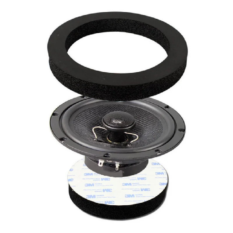 

6.5 inch Car Speaker Ring Bass Door Trim Sound Insulation Cotton Audio Speakers Sound Self Adhesive Insulation Ring