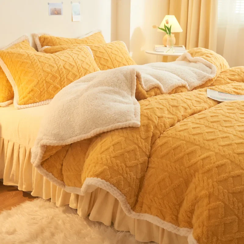 Winter Wool Blanket Double Layer Thickening Blanket Warm Plaid Blankets Fleece Super Warm Soft Throw Sofa Bed Cover
Winter Wool Blanket Double Layer Thickening Blanket Warm Plaid Blankets Fleece Super Warm Soft Throw Sofa Bed Cover