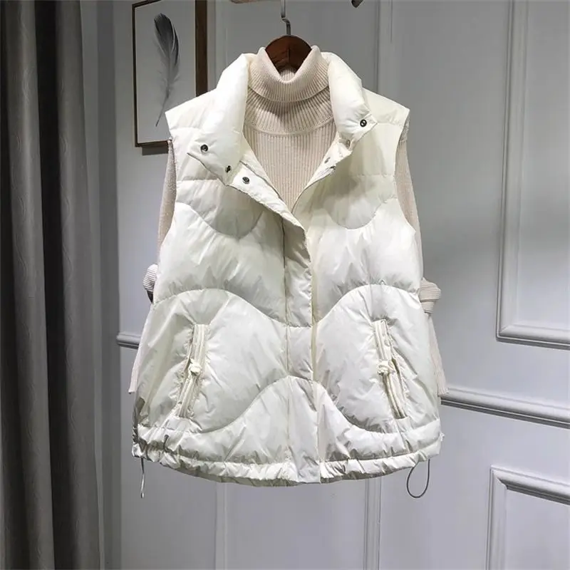 2023 Women's Winter Vest Solid Zipper Stand Collar Pockets Ladies Sleeveless Jacket Casual Loose Waistcoat for Female J16
2023 Women's Winter Vest Solid Zipper Stand Collar Pockets Ladies Sleeveless Jacket Casual Loose Waistcoat for Female J16