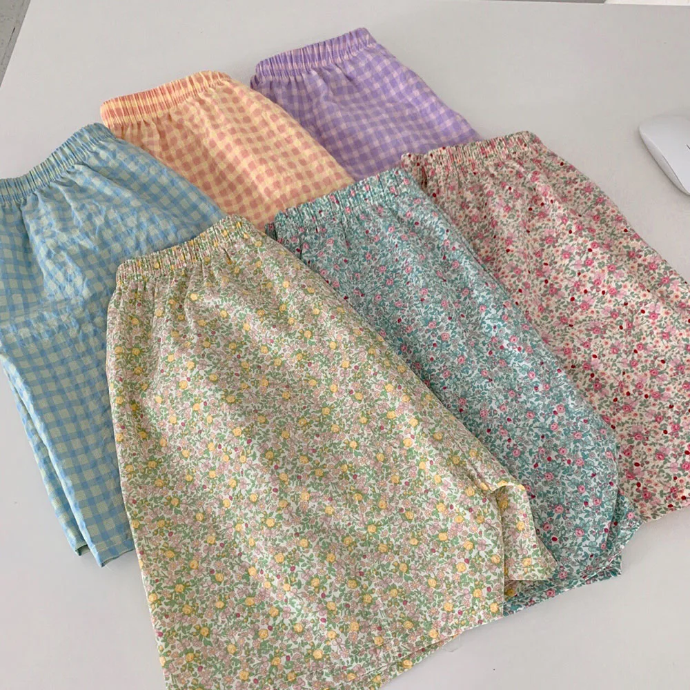 Summer Women Print Shorts Ladies Homewear Sleeping Shorts Shorts Pajama Nightwear Soft Floral Casual Wide Leg Shorts Checked 
Summer Women Print Shorts Ladies Homewear Sleeping Shorts Shorts Pajama Nightwear Soft Floral Casual Wide Leg Shorts Checked