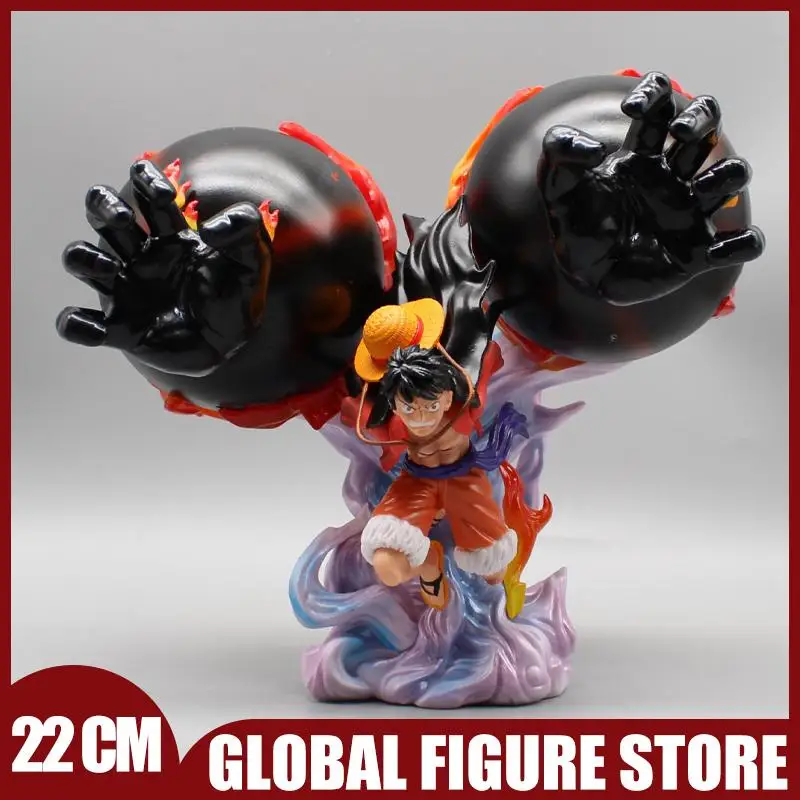 

22cm One Piece Figure Luffy Action Figurine Straw Hat Team Pvc Model Animation Peripherals Doll Ornaments Birthday Gift Toys