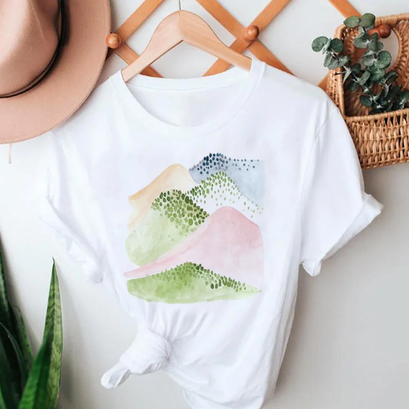 Leisure Style Trend Short Sleeved Basic O-Neck T-Shirt, 90s Sweet Women's Summer New Clothing Print Cartoon Pattern Travel T-Shi
Leisure Style Trend Short Sleeved Basic O-Neck T-Shirt, 90s Sweet Women's Summer New Clothing Print Cartoon Pattern Travel T-Shi