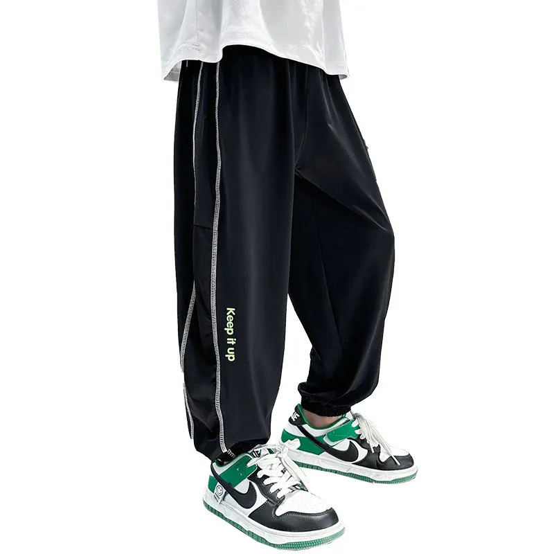 Children Sweatpants Sports Ankle Length Pants Big Boy Summer Teenager Casual Kids Train Trousers For Boys Clothes Age 5-14 Years
Children Sweatpants Sports Ankle Length Pants Big Boy Summer Teenager Casual Kids Train Trousers For Boys Clothes Age 5-14 Years
