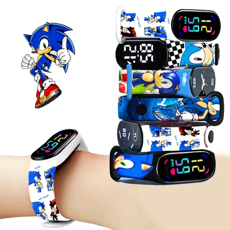 Pokemon Stitch Sonic Digital Watches Anime Figures LED Luminous Watch Touch Waterproof Electronic Sports Kids Birthday Gift Toys
Pokemon Stitch Sonic Digital Watches Anime Figures LED Luminous Watch Touch Waterproof Electronic Sports Kids Birthday Gift Toys