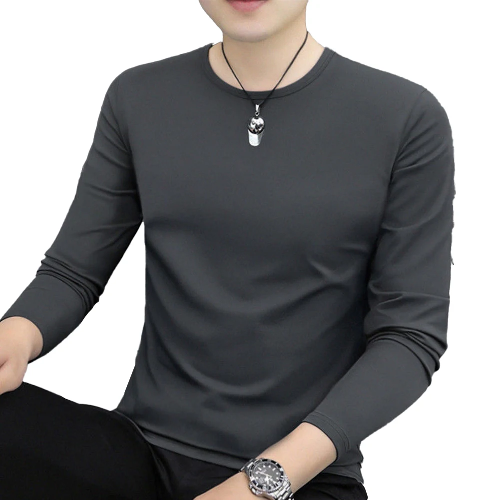 Men Round Neck Shirts Long Sleeve T-Shirt Casual Undershirts Tees Tops Tight Base Layer Tee Underwear Male Tshirt Blouse
Men Round Neck Shirts Long Sleeve T-Shirt Casual Undershirts Tees Tops Tight Base Layer Tee Underwear Male Tshirt Blouse