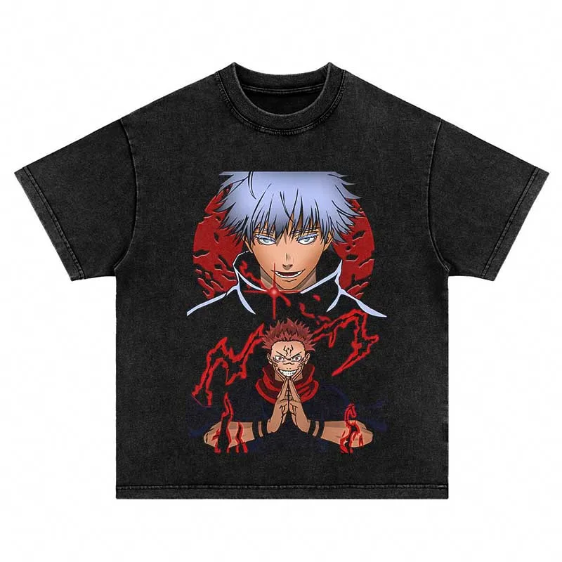 Japanese Anime Jujutsu Kaisen Graphic Printed Washed T Shirt Casual Fashion Short Sleeve Crew Neck Men Women T Shirt
Japanese Anime Jujutsu Kaisen Graphic Printed Washed T Shirt Casual Fashion Short Sleeve Crew Neck Men Women T Shirt