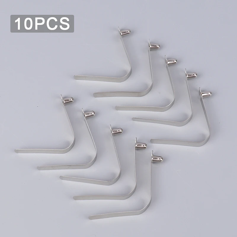 

10PCS 26-40mm Diameter Pipe Single Button Snap Locking V Type Caravan Steel Kayak Paddle Spring Clip Push Clamp Tent Pole Pin