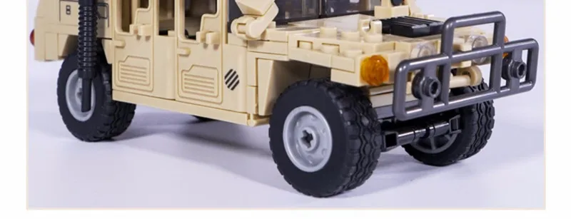 265PCS WW2 Military SWAT H2 Assault Vehicle Car Building Blocks Army Soldier Armor Car Model Bricks DIY Toys Gifts For Kids Boys 265PCS WW2 Military SWAT H2 Assault Vehicle Car Building Blocks Army Soldier Armor Car Model Bricks DIY Toys Gifts For Kids Boys