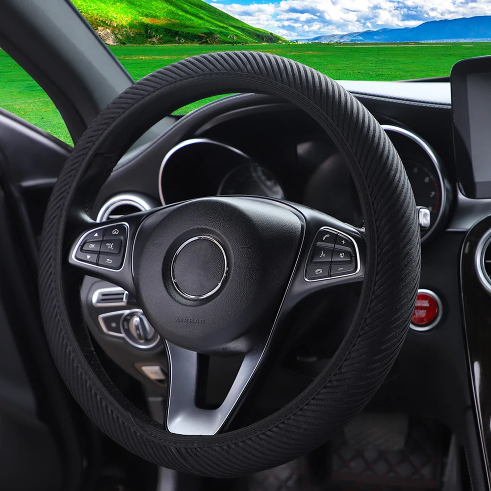 Car Steering Wheel Cover Accessories For 37-38CM 1pc Universal Brand New Durable Professional Wear-resistant Leather
Car Steering Wheel Cover Accessories For 37-38CM 1pc Universal Brand New Durable Professional Wear-resistant Leather