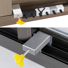 Practical Sliding Doors And Windows Lock Anti-theft Sliding Sash Stopper Cabinet Locks Straps Doors Security Furniture Hardware
Practical Sliding Doors And Windows Lock Anti-theft Sliding Sash Stopper Cabinet Locks Straps Doors Security Furniture Hardware