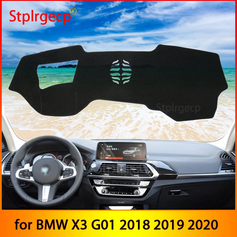 Нескользящий коврик для BMW X3 G01 2018 2019 2020 с HUD, накладка на приборную панель, солнцезащитный козырек, коврик для приборной панели, автомобильные аксессуары, чехлы для стайлинга
Нескользящий коврик для BMW X3 G01 2018 2019 2020 с HUD, накладка на приборную панель, солнцезащитный козырек, коврик для приборной панели, автомобильные аксессуары, чехлы для стайлинга