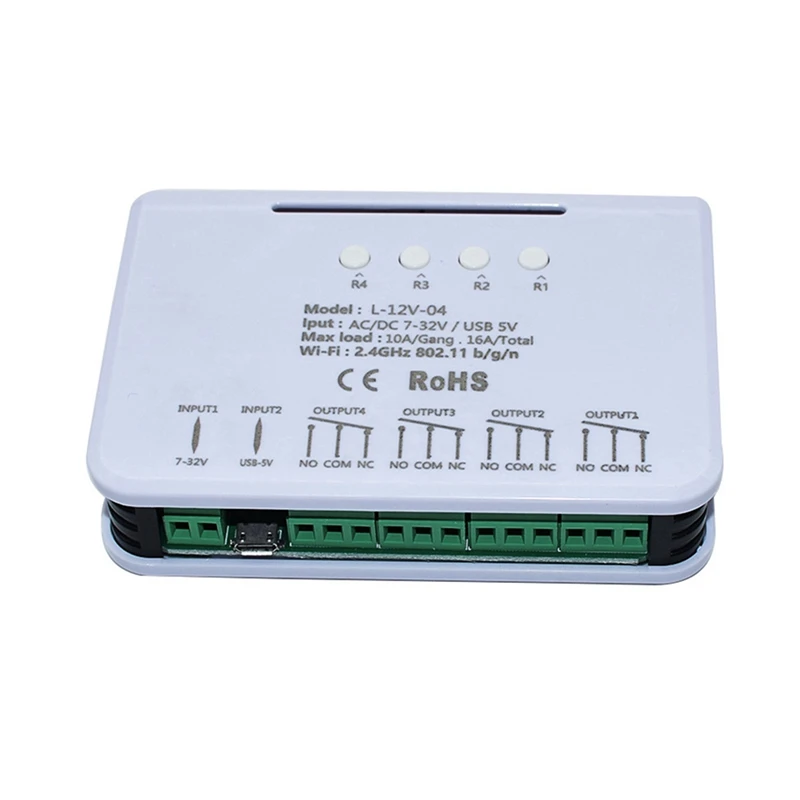 2X For Ewelink Relay 4CH Smart Home Switch Module Wifi RF 85V-250V 16A Relay Radio Frequency Remote Control Smart Timer
2X For Ewelink Relay 4CH Smart Home Switch Module Wifi RF 85V-250V 16A Relay Radio Frequency Remote Control Smart Timer