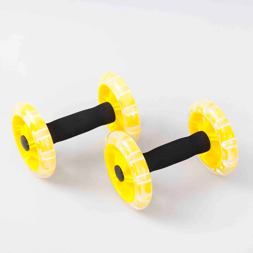 

Twin-Rollers Tummy Strengthening Fitness Tummy Shaping Rollers For Man Woman Belly Shaping Waistcoat Line Rollers Fitness Roller