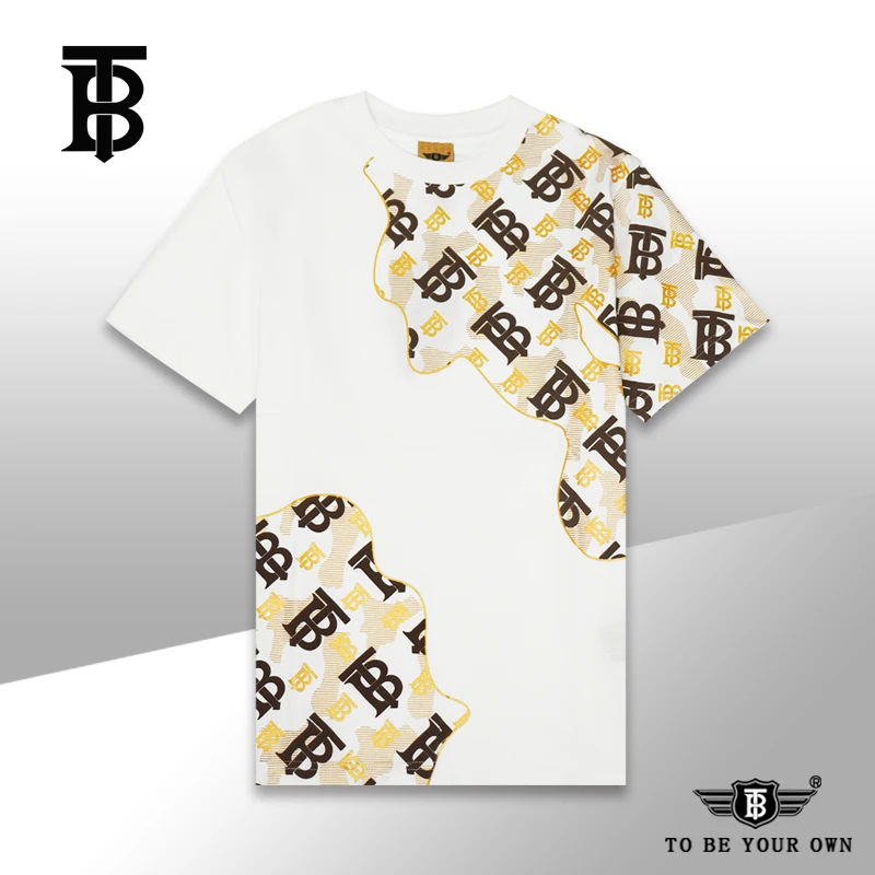 2024 TB Summer Casual Men's Short Sleeve T-Shirt Sweat-Absorbent Breathable Luxury Top Printed Fashion Pullover Tees
2024 TB Summer Casual Men's Short Sleeve T-Shirt Sweat-Absorbent Breathable Luxury Top Printed Fashion Pullover Tees