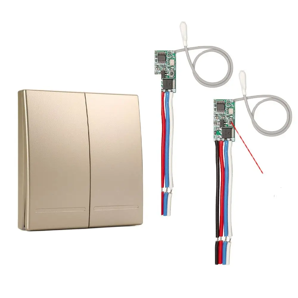 433 rf Wireless Remote Control Switch 433Mhz 3.6V 12V 24V 1CH RF Receiver Controller LED Light 86 Wall Panel Radio Transmitter
433 rf Wireless Remote Control Switch 433Mhz 3.6V 12V 24V 1CH RF Receiver Controller LED Light 86 Wall Panel Radio Transmitter