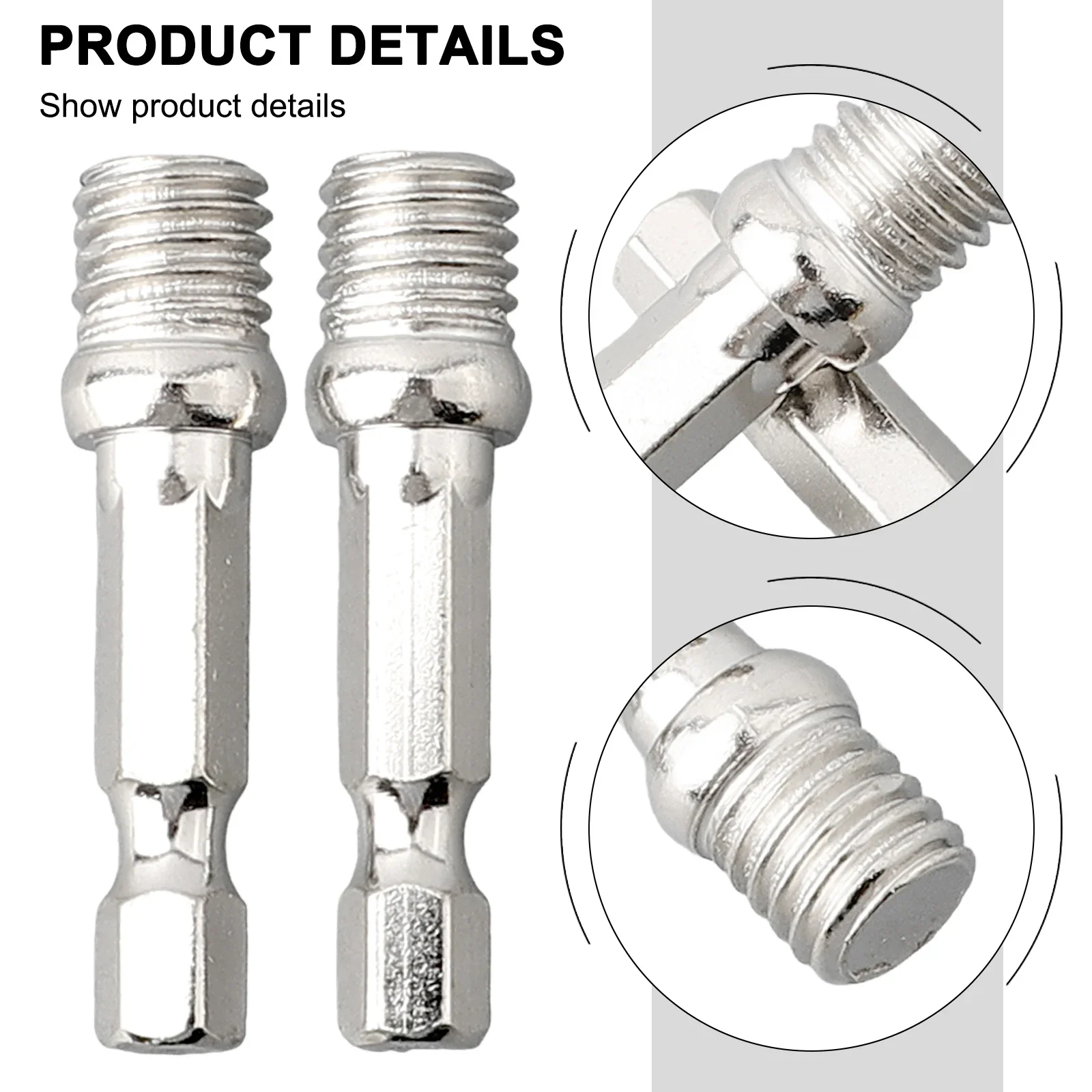 2/4pcs Polishing Disc Connecting Rod 1/4" Shank Hexagon Adapter Drill Chuck M10 Polishing Disc Connection Rod For Electric Drill
2/4pcs Polishing Disc Connecting Rod 1/4" Shank Hexagon Adapter Drill Chuck M10 Polishing Disc Connection Rod For Electric Drill
