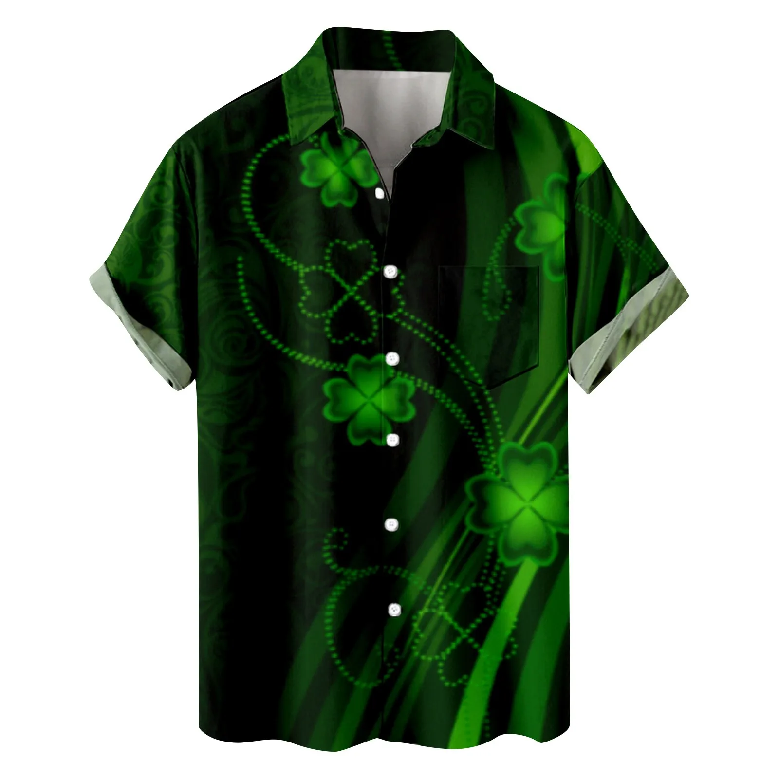 St Patrick's Printed Men's Summer Loose Fashion Short-sleeved Shirt Top Fashion High Quality Top ropa hombre chemise homme 
St Patrick's Printed Men's Summer Loose Fashion Short-sleeved Shirt Top Fashion High Quality Top ropa hombre chemise homme