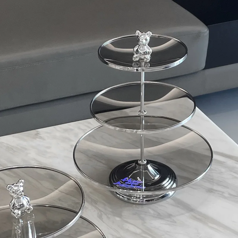 Nordic Glass Fruit Tray Living Room Coffee Table Home Use Luxury Multi-layer Dessert Stand Afternoon Tea Snack Tray
Nordic Glass Fruit Tray Living Room Coffee Table Home Use Luxury Multi-layer Dessert Stand Afternoon Tea Snack Tray