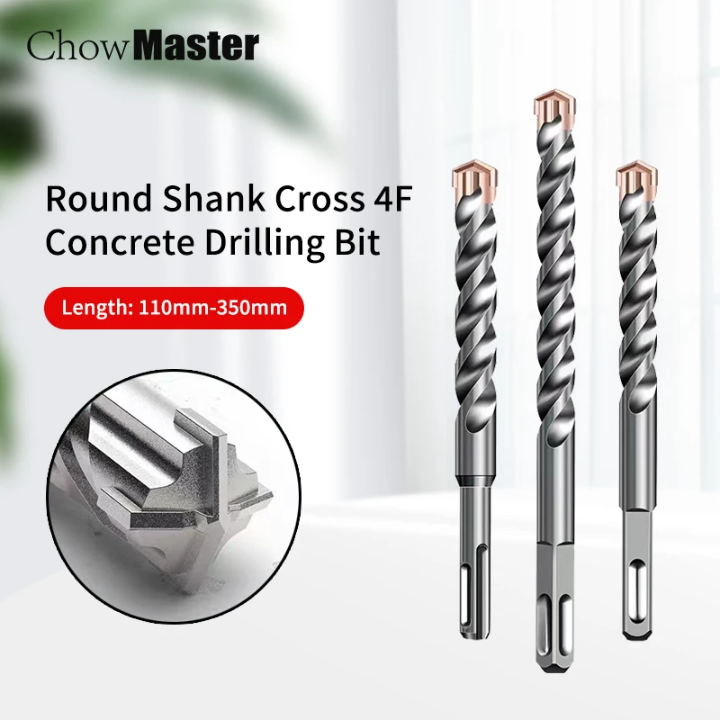 Customized Round Shank Cross Tips Four Flutes Electric Hammer Impact Concrete Drilling Bits 5.5 6.5 8.5 9 10.5 11
Customized Round Shank Cross Tips Four Flutes Electric Hammer Impact Concrete Drilling Bits 5.5 6.5 8.5 9 10.5 11