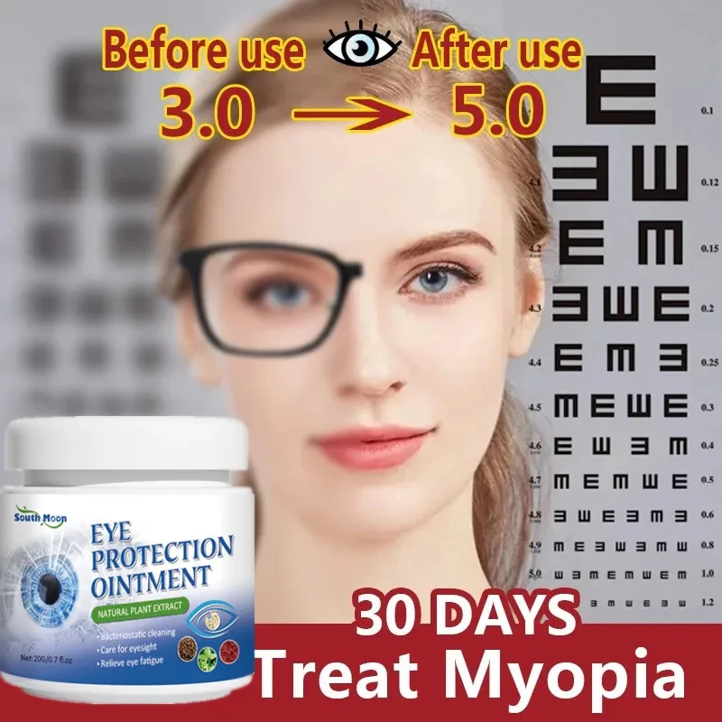 

Rapid Treatment Myopia,Protect Eyesight Cream Relieve Vision Astigmatism Eye Pressure Fatigue Dry Blurred for Eye Health Care