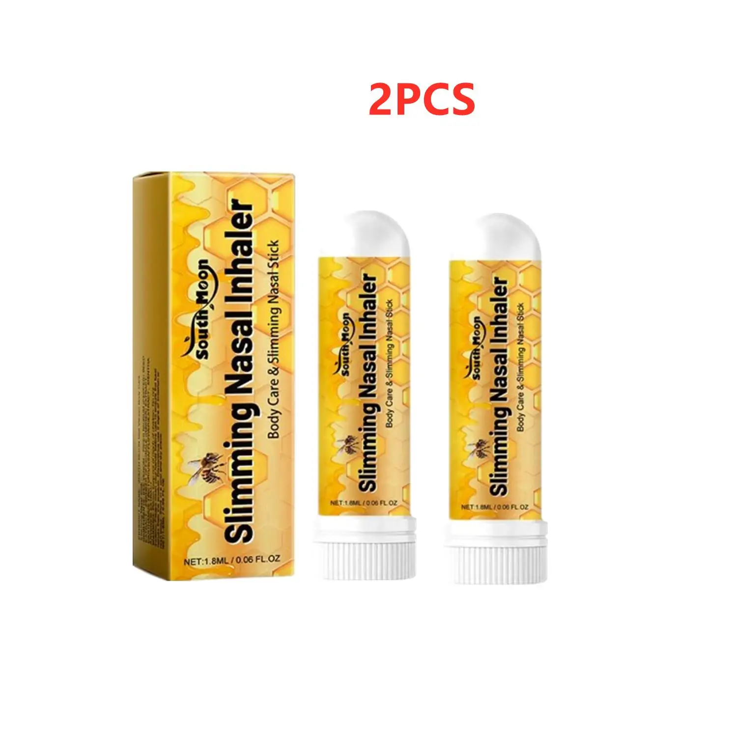 2X SouthMon Bee Body Slimming Nasal Stick Inhaler Remove Abdomen Cellulite Fat Burning Weight Lose Herbal Detoxifying Nose Stick
2X SouthMon Bee Body Slimming Nasal Stick Inhaler Remove Abdomen Cellulite Fat Burning Weight Lose Herbal Detoxifying Nose Stick