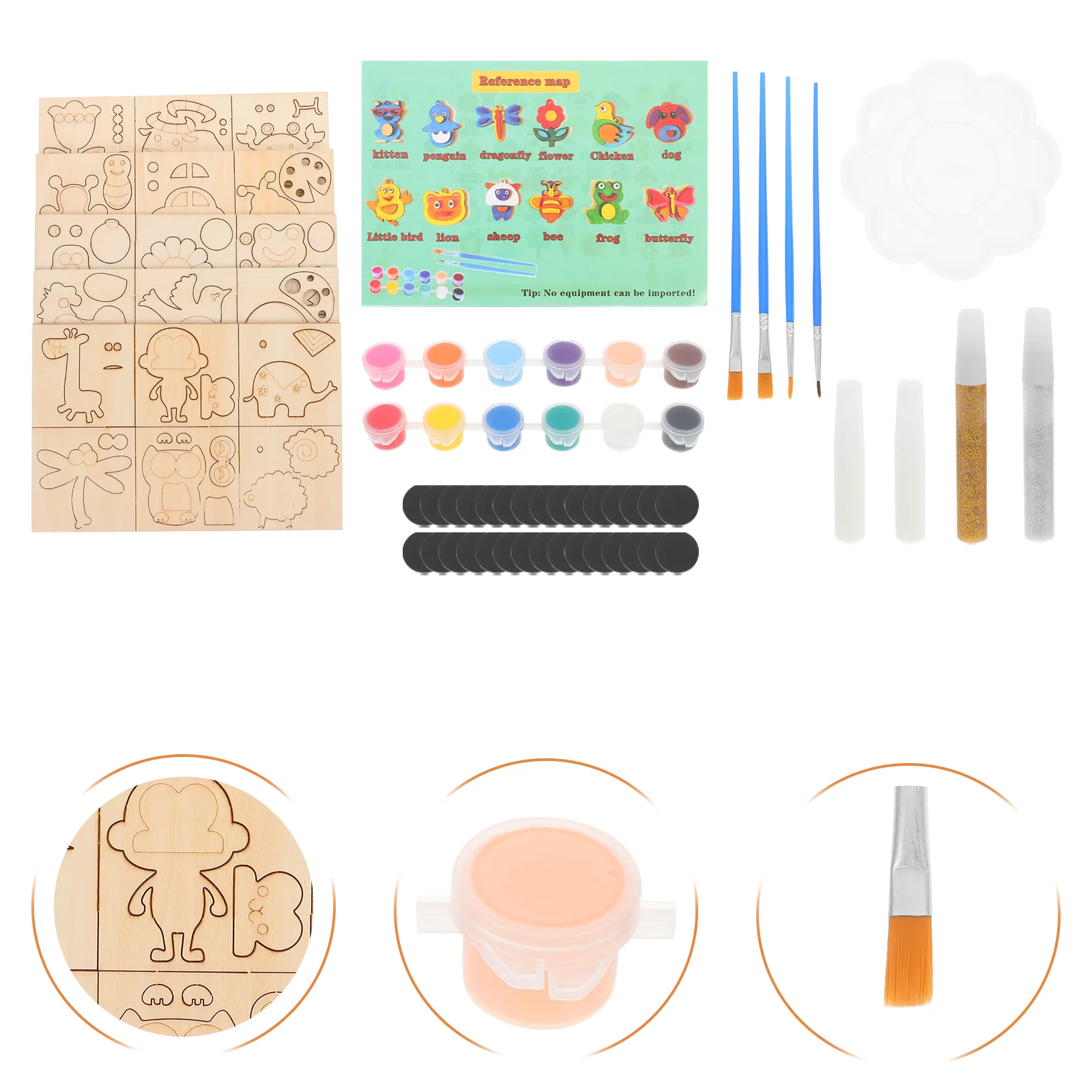 Children's Drawing Kit Painting Craft Set Toddler Magnet Wood Kids Party Activities
Children's Drawing Kit Painting Craft Set Toddler Magnet Wood Kids Party Activities