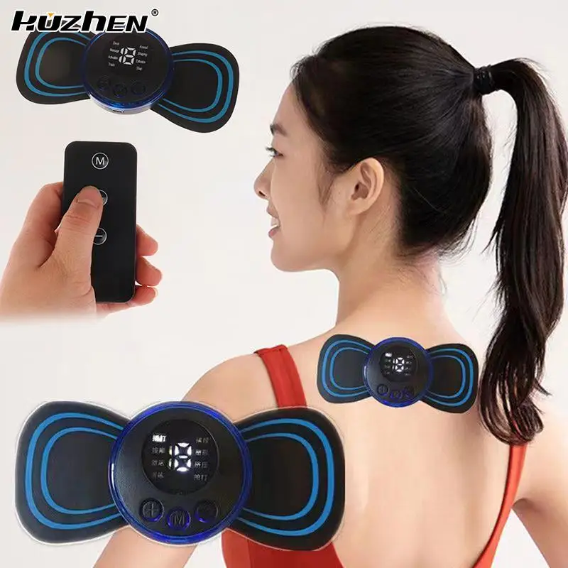 EMS Mini Portable Electric Pulse Neck Massager Kit Cervical Back Muscle Pain Relief Tool Shoulder Leg Body Massage Relax Cushion
EMS Mini Portable Electric Pulse Neck Massager Kit Cervical Back Muscle Pain Relief Tool Shoulder Leg Body Massage Relax Cushion