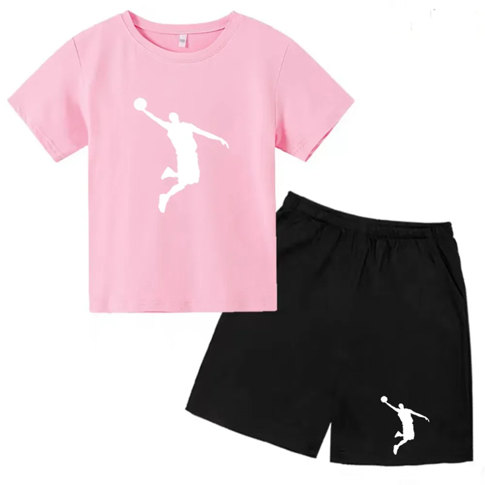 Kids Summer T-shirt Set Boys Girls Short Sleeve Basketball Star Sports Casual Wear 3-12 Year Toddler Role Play Clothing
Kids Summer T-shirt Set Boys Girls Short Sleeve Basketball Star Sports Casual Wear 3-12 Year Toddler Role Play Clothing