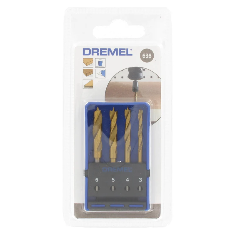 Dremel 636 Woodworking Drill Bits Electric Mill Special 3mm Handle Twist Drill 4 Sets of Wood Plastic
Dremel 636 Woodworking Drill Bits Electric Mill Special 3mm Handle Twist Drill 4 Sets of Wood Plastic