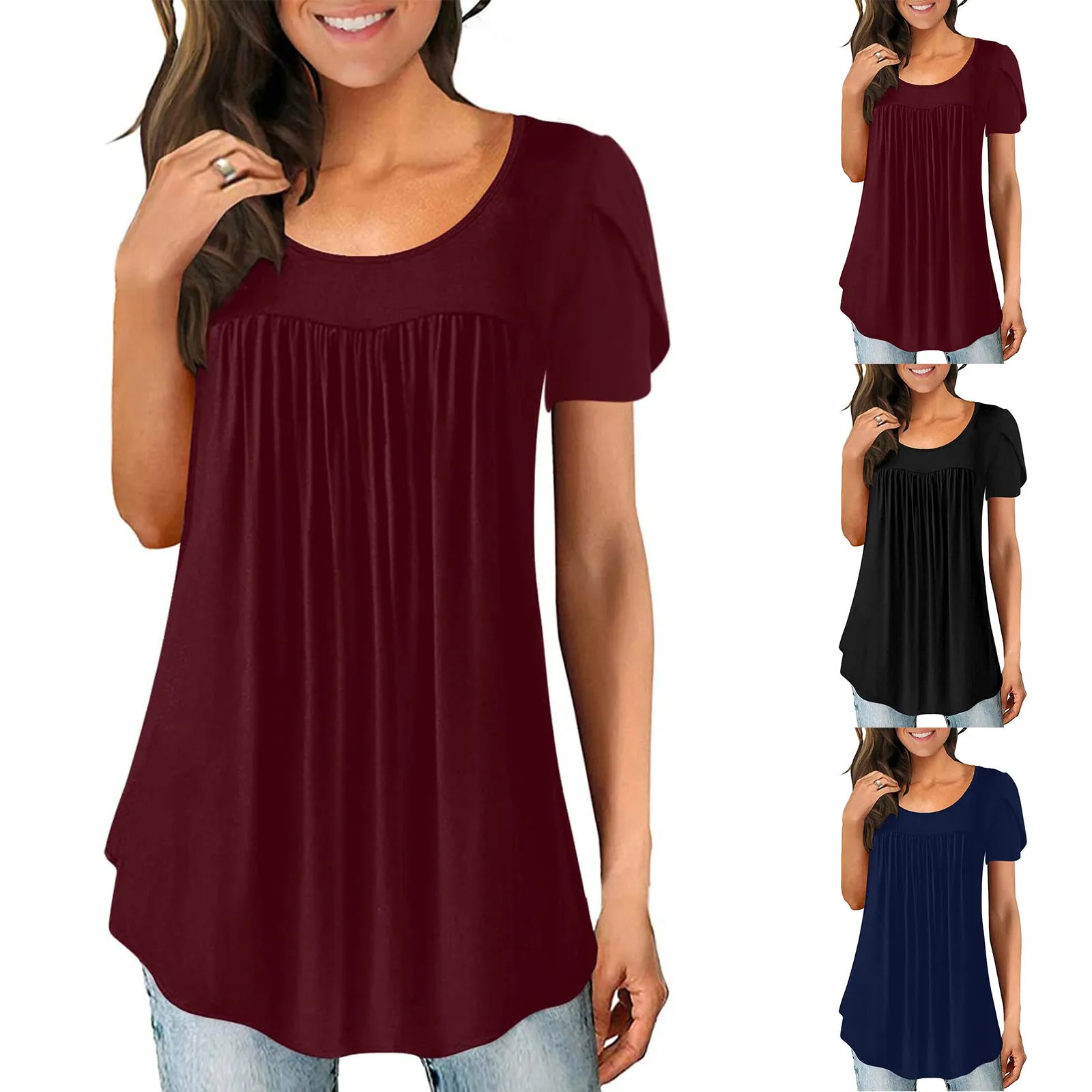 Women Sleeve Tops O Neck Short Sleeve Shirts Cute T Shirt Women Blank Womens Long Sleeve Tee Womens Long Sleeve T Shirts
Women Sleeve Tops O Neck Short Sleeve Shirts Cute T Shirt Women Blank Womens Long Sleeve Tee Womens Long Sleeve T Shirts