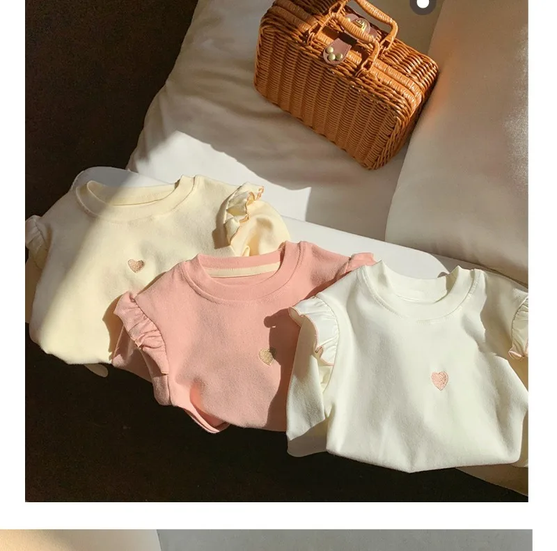 1-8Y طفل الفتيات طويلة الأكمام تي شيرت 2025 الخريف جديد طفل رقيقة المخملية أفخم قاعدة قميص الأطفال الحب المطرزة قميص بلايز 1-8Y طفل الفتيات طويلة الأكمام تي شيرت 2025 الخريف جديد طفل رقيقة المخملية أفخم قاعدة قميص الأطفال الحب المطرزة قميص بلايز