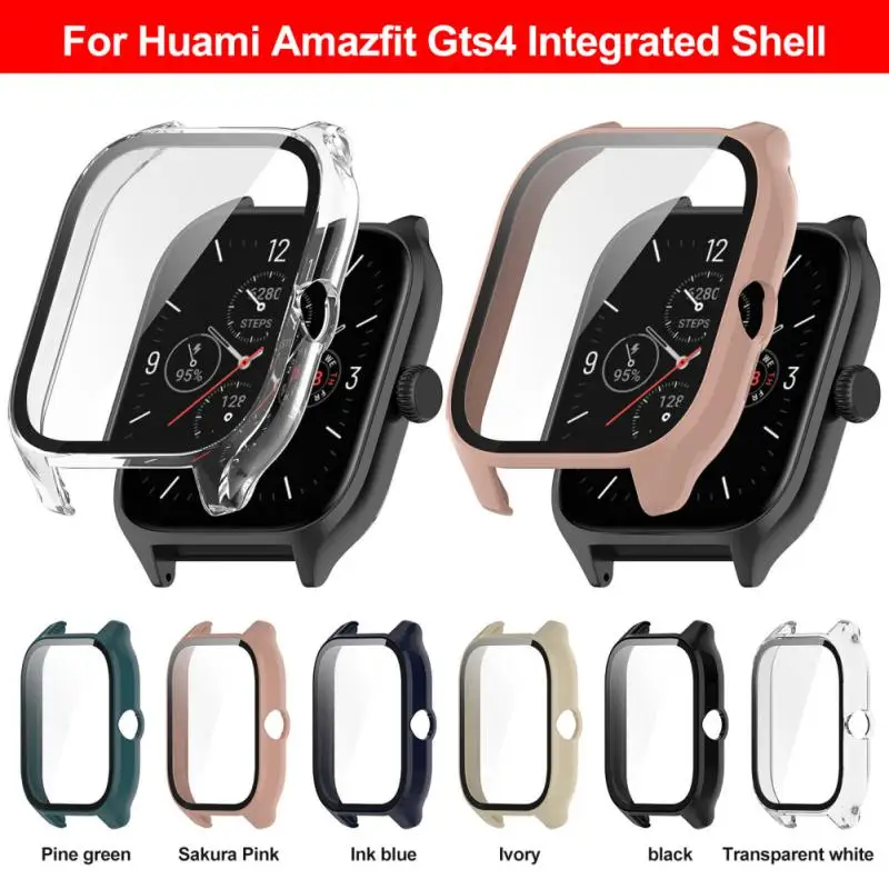 

Protective PC Case Glass For Amazfit GTS 4 Smart Watch Bumper Screen Protector for Huami Amazfit GTS4 GTS4 Mini Cover Shell