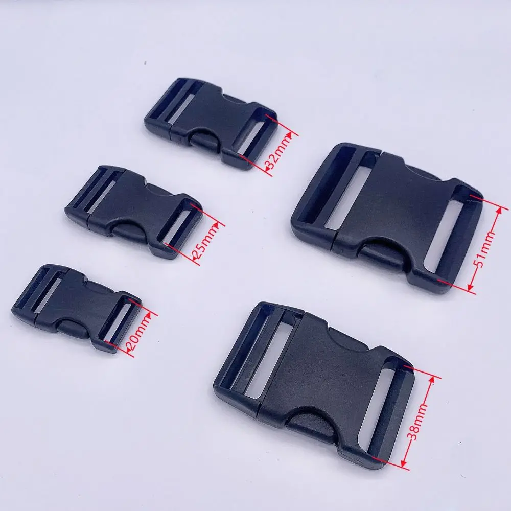 5pcs Plastic Curved Buckle Lock Black 20/26/32/39/51mm Bracelet Woven Buckle Adjustable Safety Buckles Outdoor Tool
5pcs Plastic Curved Buckle Lock Black 20/26/32/39/51mm Bracelet Woven Buckle Adjustable Safety Buckles Outdoor Tool