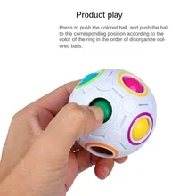New Magic Ball Toy Fidget Rainbow Puzzle Magic Ball For Concentration Kids Gift
New Magic Ball Toy Fidget Rainbow Puzzle Magic Ball For Concentration Kids Gift