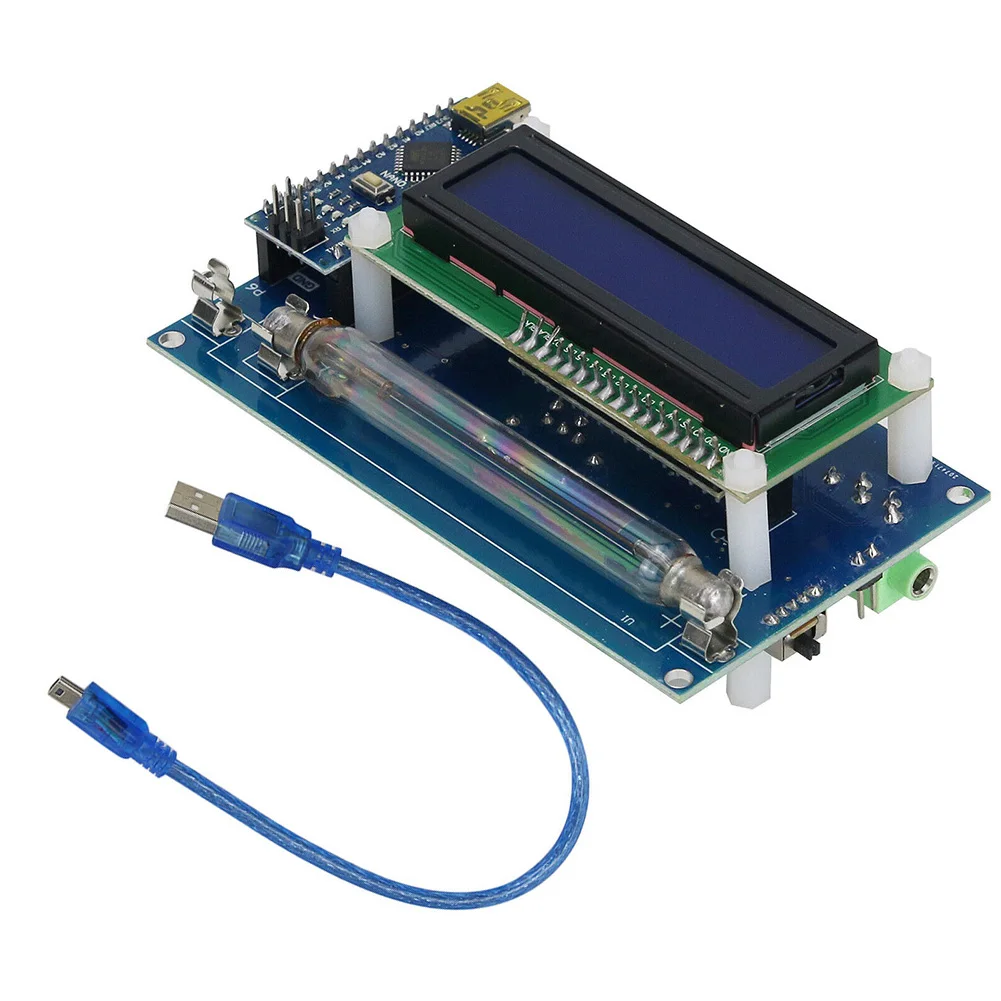1pcs Open Source Geiger Counter Meter Kit For Miller Tube Detector Radiation LCD GC-1602-NANO With LCD And For Arduino Nano
1pcs Open Source Geiger Counter Meter Kit For Miller Tube Detector Radiation LCD GC-1602-NANO With LCD And For Arduino Nano