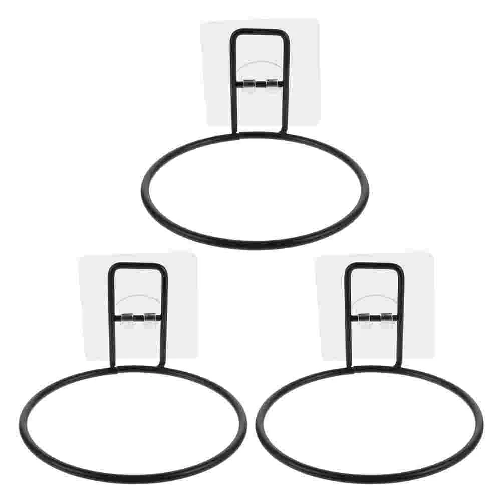 1 Set of Wall Hanging Racks for Pet Bowl Household Pet Feeding Bowl Brackets (Black)
1 Set of Wall Hanging Racks for Pet Bowl Household Pet Feeding Bowl Brackets (Black)