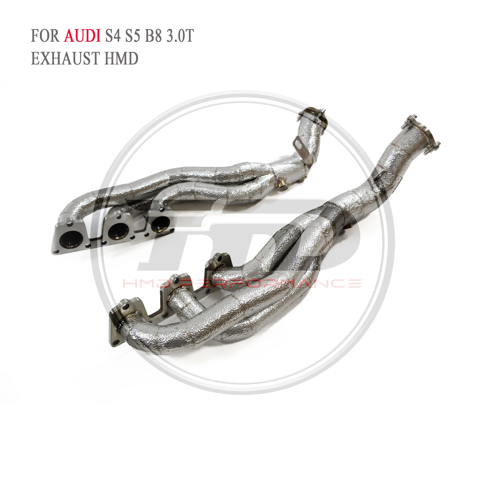 For Audi S4 S5 B8 3.0T HMD Exhaust System High Flow Performance Headers With Heat Shield Racing Manifold
For Audi S4 S5 B8 3.0T HMD Exhaust System High Flow Performance Headers With Heat Shield Racing Manifold