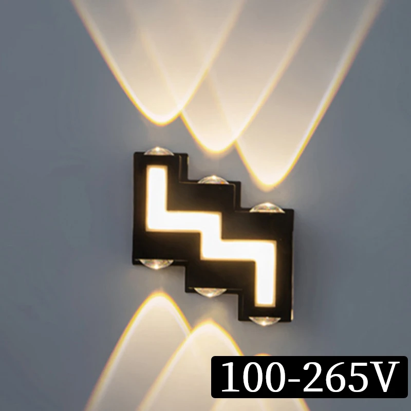 6W Led Wall Lamp 100-265V Outdoor Waterproof Wall Lights for Garden Courtyard Balcony Street Up And Down Luminous Lighting
6W Led Wall Lamp 100-265V Outdoor Waterproof Wall Lights for Garden Courtyard Balcony Street Up And Down Luminous Lighting