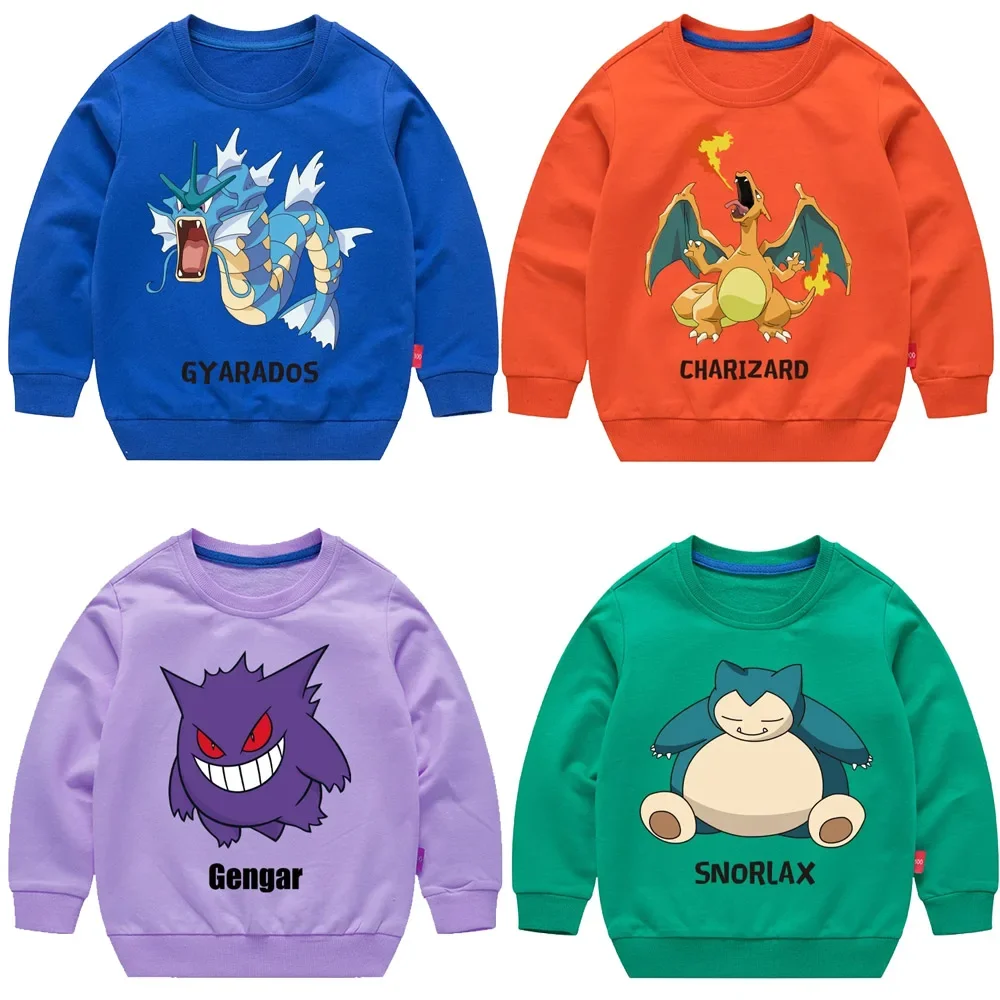 Pokemon Charizard Ivysaur Blastoise Pikachu Gengar Fashion Children's Hoodie Anime Spring Autumn Casual kids Hoodies Sweatshirts
Pokemon Charizard Ivysaur Blastoise Pikachu Gengar Fashion Children's Hoodie Anime Spring Autumn Casual kids Hoodies Sweatshirts