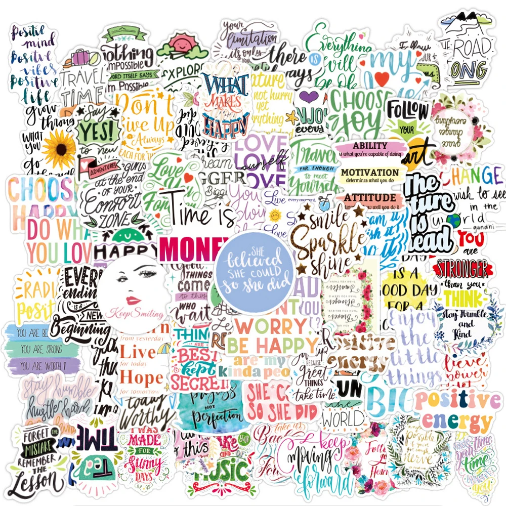 10/30/50pcs WordArt Motivational Phrases Decal Stickers Graffiti DIY Laptop Waterproof Scrapbooking Notebook Toy Sticker for Kid
10/30/50pcs WordArt Motivational Phrases Decal Stickers Graffiti DIY Laptop Waterproof Scrapbooking Notebook Toy Sticker for Kid
