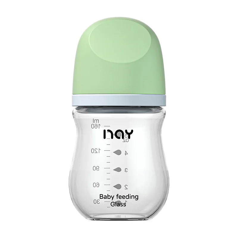 Newborn Baby Glass Bottle Baby Wide Bore Anti Inflation and Anti Choke Neonatal Bottle 0-3 Months 
Newborn Baby Glass Bottle Baby Wide Bore Anti Inflation and Anti Choke Neonatal Bottle 0-3 Months