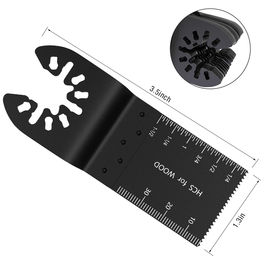 

60/50 PCS Saw Cutter Blade Accessories Oscillating Multi Tool Saw Blades for Renovator Power Wood Cutting Tools Bits